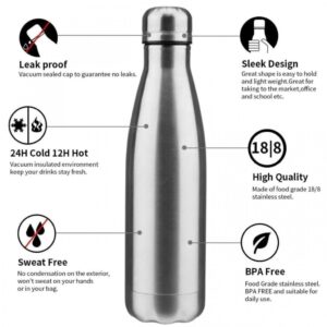 1000 ML Hot and Cold Water Bottle Home & Kitchen