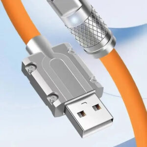 Orange 3 in 1 Charging Cable