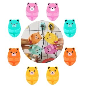 Plug Hook Wall Hooks Cute Bears Home & Kitchen pack of 6