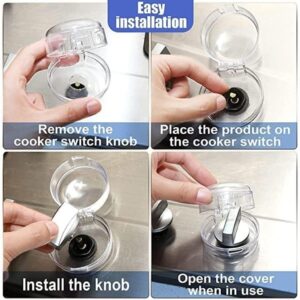 Gas Stove Knob Cover 3 pcs Home & Kitchen