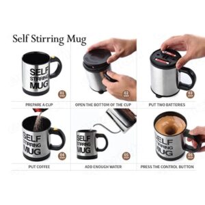 Self Stirring Coffee Mug Cup Kitchenware