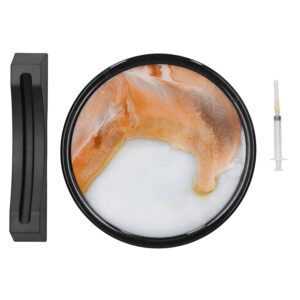 7 INCH QUICK SAND ART PAINTING  (ORANGE)