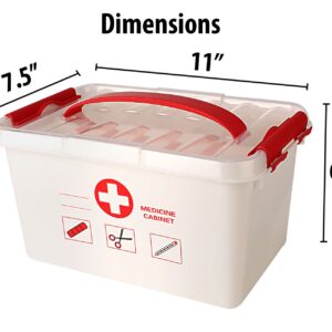 Medical Box Double Side Lock