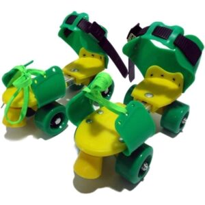 Green Yellow Roller Skates