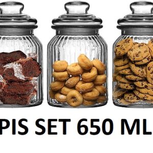 POP JAR 3 PCS SET 650 ML