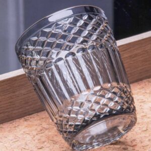 EMBROSS DESIGN TUMBLER GLASS (6 PI SET)