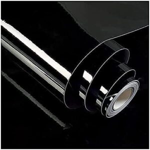 PLAIN BLACK  FOIL PAPER STICKER (60*200CM)