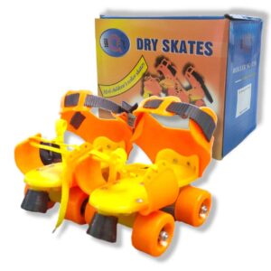 Orange Yellow Roller Skates
