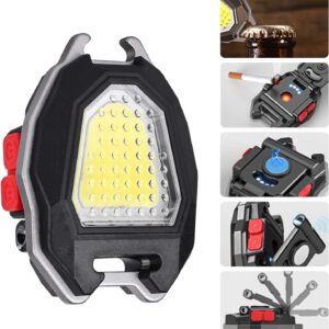 COB Keychain Light With Cigarette Lighter