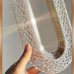 RECTANGLE SHAPE USB RECHARGEABLE CRYSTAL LAMP