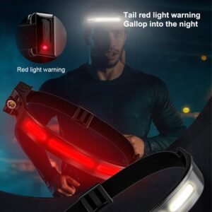 Red and white Head lamp 3 in 1