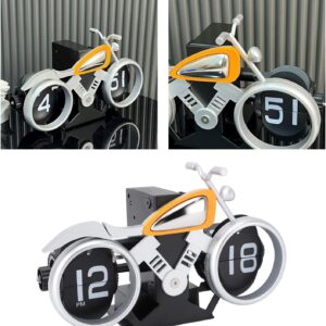 Motorcycle Table Clock RETRO FLIP