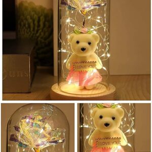 Crystal Rose with teddy