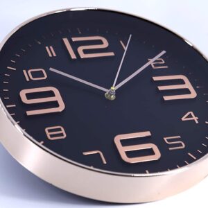 NEW WALL CLOCK BLACK COPPER