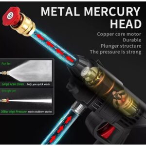 High Pressure Washer Gun (Double  Battery)