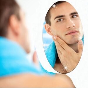 Ovel Shape Sticker Mirror (30*45)