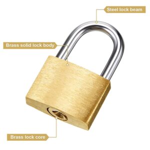 32MM BIG LOCK & KEY COPPER LOCK
