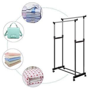DOUBLE POLE CLOTH RACK