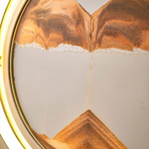 GOLDEN SAND ART WITH MOVEABLE SCREEN AND LIGHT