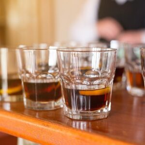 Heavy Base Shot Tea Glass (6 PIS SET)