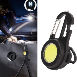 Round COB Keychain Light