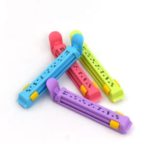 SMALL SEALING CLIP (4 PCS) DATE & MONTH FUN food clip