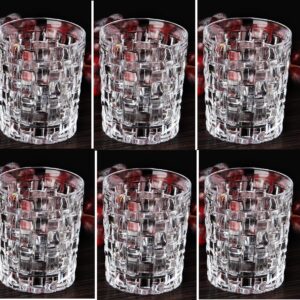 Checks Round Glass Whisky 6 pis set 300 ml