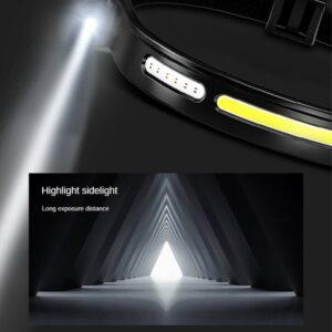 Red and white Head lamp 3 in 1