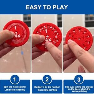 MATH FIDGET SPINNER  ( 9 PCS SET)