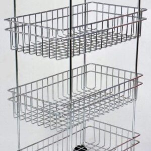 Ss 4 Layer Trolly With Weel