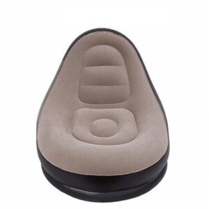 Inflatable Lounge Chair for Adults Flocking Air Couch Sofa