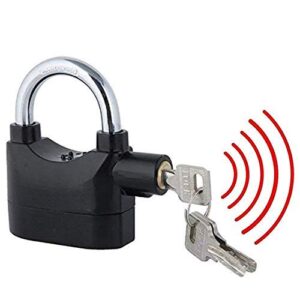 Motion Sensor Alarm Lock for Home (Black)