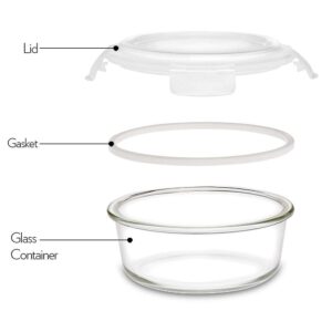 Round Food Storage Container 3 pis set