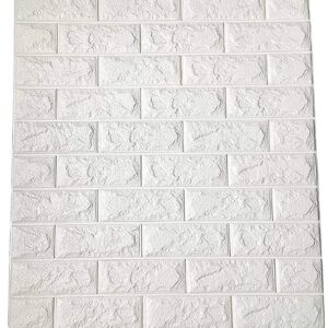 BRICK WALLPAPER STICKER WHITE (77*70CM)
