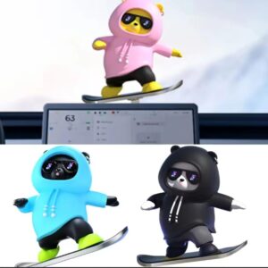 Sliding Bear Car Decoration