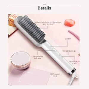 HAIR STRAIGHTNER COMB BRUSH