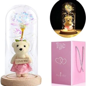 Crystal Rose with teddy