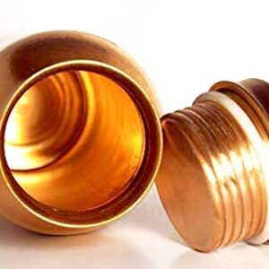 peacock printed copper bottle (1 PCS)