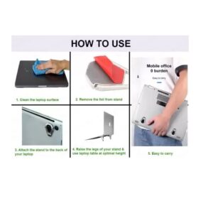 METAL LAPTOP STAND (2 PIS SET)