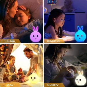SILICONE RABBIT NIGHT LAMP