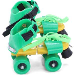 Green Yellow Roller Skates