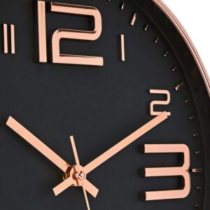 NEW WALL CLOCK BLACK COPPER