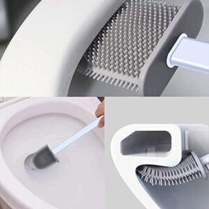 Silicone Toilet Brush With Sticker