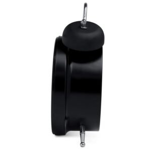 TWIN BELL BLACK CLOCK SMALL