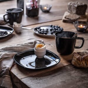 BLACK SQUARE COFFEE MUG(6 PIS SET)