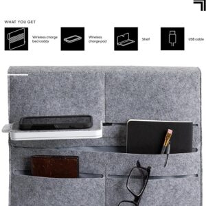 WIRELESS CHARGE BED CADDY