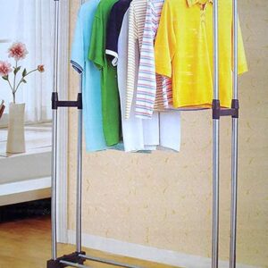DOUBLE POLE CLOTH RACK