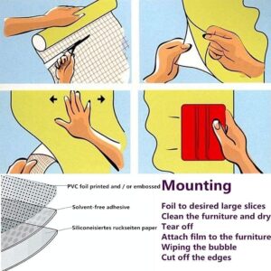 PLAIN BLACK  FOIL PAPER STICKER (60*200CM)