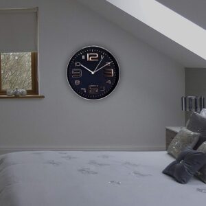 NEW WALL CLOCK BLACK COPPER