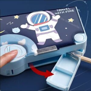 Space Theme Magnetic Pencil Box compass